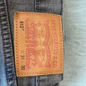 Levi Jeans 512 31x30 straight leg